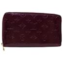 LOUIS VUITTON Monogram Vernis Zippy Wallet Long Wallet Violet M93609 auth 47410 - Louis Vuitton