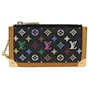 Louis Vuitton LV Key pouch Wild at heart Brown Leather ref.323309