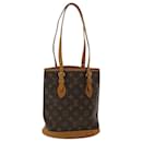 LOUIS VUITTON Monogram Bucket PM Shoulder Bag M42238 LV Auth fm2514 - Louis Vuitton