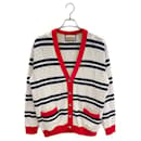 ***GUCCI  GG knit striped cotton cardigan - Gucci