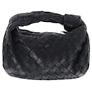 Bottega Veneta Mini Jodie Shoulder Bag in Black Leather