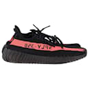 ADIDAS YEEZY BOOST 350 V2 en Core Noir Rouge Primeknit Royaume-Uni 9.5 - Autre Marque