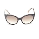 Oversized Leopard Print Sunglasses - Prada