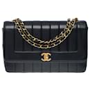 Sac Chanel Zeitlos/Klassisches schwarzes Leder - 101208