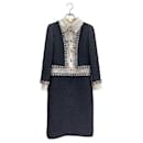 ***CHANEL  tweed lace dress - Chanel