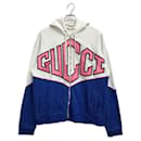 ***GUCCI  front logo zip hoodie - Gucci