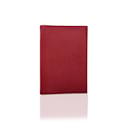 Couverture de carnet d'agenda simple en cuir rouge vintage Hermes - Hermès