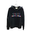 ***GUCCI  rainbow logo sweatshirt hoodie - Gucci