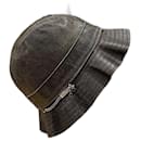 Leather hat Dior Anthracite size 57 cm in leather - Christian Dior