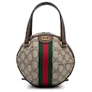 GUCCI GG Supreme Ophidia Web Sherry Line Shoulder Bag Beige Auth 29884a Red  Green ref.596725 - Joli Closet