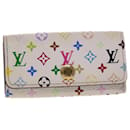 LOUIS VUITTON Monogram Multicolore Multi Clés 4 Porte-clés Blanc M60043 auth 48068 - Louis Vuitton