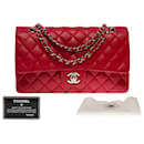 Sac Chanel Timeless/Clásico en cuero rojo - 101327