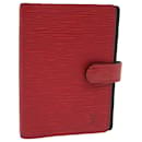 LOUIS VUITTON Epi Agenda PM Day Planner Cover Rojo R20057 LV Auth 47566 - Louis Vuitton