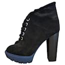Black ankle boots with fluor sole - Kenzo