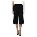 Pantalón corto negro de pierna ancha - talla XS - Comme Des Garcons