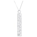 Chopard necklace, "Happy Spirit", in white gold, diamants.