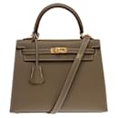 Hermes Kelly bag 25 in Etuope Leather - 101325 - Hermès
