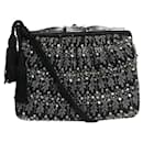 Black sparkly embellished shoulder bag - Judith Leiber