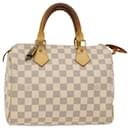 Louis Vuitton Damier Azur Speedy 25 Hand Bag N41534 LV Auth 48442