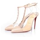 CHRISTIAN LOUBOUTIN, Nude and perspex court heels - Autre Marque