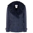 CC Buttons Fluffy Tweed Jacket - Chanel