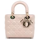 Dior Pink Small Lambskin Cannage My ABCDior Lady Dior