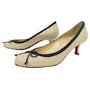 NEUF CHAUSSURES CHRISTIAN LOUBOUTIN MARCIA BAILA ESCARPINS 36 RAPHIA SHOES - Christian Louboutin
