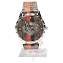 Quartz G-Timeless GG Supreme Tiger Wrist Watch - Gucci