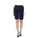 Blue pleated shorts - size US 0 - The row