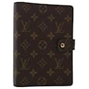 LOUIS VUITTON Monogram Agenda MM Day Planner Cover R20105 Auth LV 48406 - Louis Vuitton