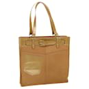 Christian Dior Trotter Canvas Tote Bag Beige Auth bs6841