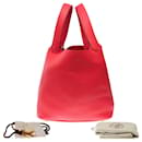 HERMES Picotin Bag in Pink Leather - 101350 - Hermès
