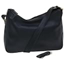 GUCCI Shoulder Bag Leather Navy Auth bs6472 - Gucci