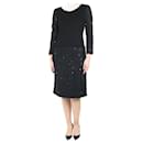 Black sparkly sequin embellished dress - size FR 38 - Chanel