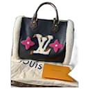 Louis Vuitton Speedy Bandouliere de edição limitada autêntica 30 Teddy