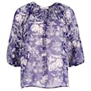Ba&sh Ulysse Blouse in Purple Polyester - Ba&Sh