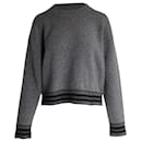Christian Dior J'Adior 8 Boxy Sweater in Grey Cashmere