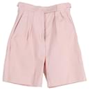 Max Mara Bermuda Shorts in Pink Cotton