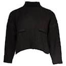 Ba&sh Cropped High-Neck Sweater in Brown Cotton - Ba&Sh