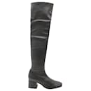 By Far Carlos Over-The-Knee Boots in Black Leather