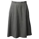 Polo Ralph Lauren Knee Length Skirt in Grey Wool
