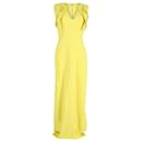 Antonio Berardi Sleeveless Maxi Dress in Yellow Viscose - Autre Marque
