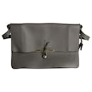Celine Blade Clasp Bag in Grey Leather - Céline