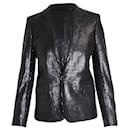 Veste de soirée Saint Laurent en sequins noirs