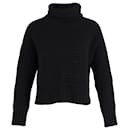 Zadig & Voltaire Turtleneck Sweater in Black Cashmere