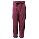 Pantaloni fluidi Ba&sh Parker in Lyocell rosa - Ba&Sh