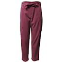 Ba&sh Pantalon Fluide Parker en Lyocell Rose - Ba&Sh