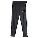Palm Angels Logo Track Pants in Black Polyester
