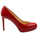 Christian Louboutin Simple Pumps 100 in Red patent leather