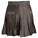 Mehrlagige, plissierte Jacquard-Shorts von Sandro Gael aus mehrfarbiger Viskose